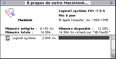 A propos de votre Macintosh... Système 7.5.5